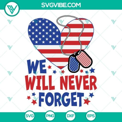 memorial day svg we will never forget svg veterans svg soldier svg patriotic svg 4 mockup