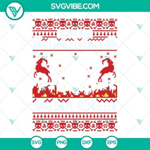 merry antichristmas satan claus svg png dxf eps vector clipart 1 mockup