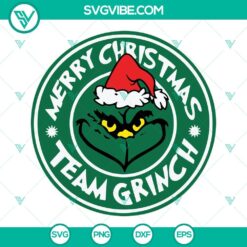 Christmas, SVG Files, Merry Christmas Team Grinch SVG Image PNG DXF EPS Cricut 17