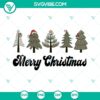 Merry Christmas Trees SVG with festive holiday design, downloadable Merry Christmas SVG with Christmas Trees. Perfect for holiday crafts.