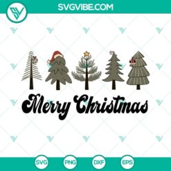 Merry Christmas Trees SVG Download, Merry Christmas SVG Download, Christmas Trees