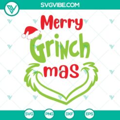 Christmas, SVG Files, Merry Grinch Mas SVG Images, Grinchmas Merry Christmas 10