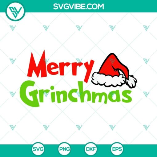 merry grinchmas svg cut file grinch svg christmas grinch svg grinchmas svg cricut silhouette 7 mockup