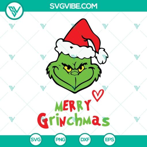 merry grinchmas svg grinch face svg grinch merry christmas svg 10 mockup