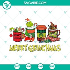 Christmas, SVG Files, Merry Grinchmas SVG Download, Grinch Merry Christmas 6