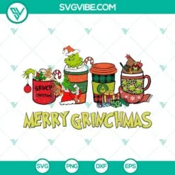 Christmas, SVG Files, Coffee Christmas Elf Movie SVG Image, Christmas Drink Cup 3