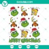 Grinchmas SVG bundle with Grinch, Cindy Lou Who, and Max Dog characters, perfect for holiday crafting projects.