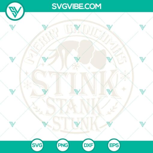 merry grinchmas svg stink stank stunk svg 2022 christmas ornament svg funny christmas sign svg 2 mockup