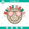 Merry Mama Christmas SVG with festive Smiley Face design for holiday crafting projects. Compatible with PNG, DXF, and EPS formats.