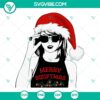 Merry Swiftmas SVG images featuring Taylor Swift for a music-themed Christmas design.