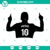 Lionel Messi SVG file with Argentina National Football Team design, perfect for download.