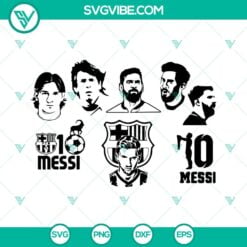 Football, Soccer, Sports, SVG Files, Messi SVG Files Bundle, Lionel Messi SVG 4