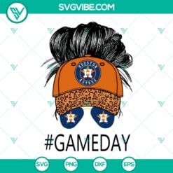 Baseball, Sports, SVG Files, Orbit Houston Astros Mascot SVG/PNG File Houston 3