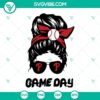 Messy Bun Phillies P SVG Images for Game Day with Phillies SVG Files design, featuring a messy bun hairstyle.