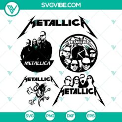Metallica SVG Files Bundle, Metallica SVG Image PNG DXF EPS Cut Files For
