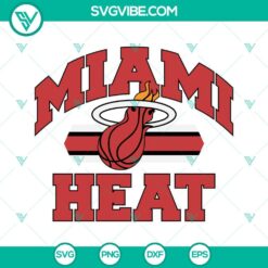 Basketball, Sports, SVG Files, Miami Heat SVG Image PNG DXF EPS Cut Files For 10