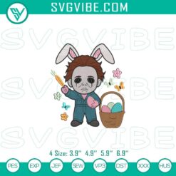 Easter Embroidery Designs, Embroidery Designs, Michael Myers Easter Embroidery 1