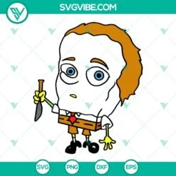 Cartoons, Halloween, SVG Files, Michael Myers Spongebob SVG Image, Horror 2