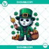 Michael Myers St Patrick's Day horror character PNG file, with other Patrick's Day horror characters in the background.