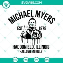 Halloween, SVG Files, I’m Nicer Than My Face Looks Michael Myers SVG Image, 3