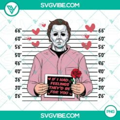 PNG Files, Valentine's Day, Michael Myers Valentine PNG File, Valentine Horror 2