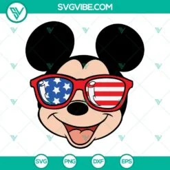 4th Of July, Disney, SVG Files, Mickey 4th Of July SVG Files, Mickey Mouse 2