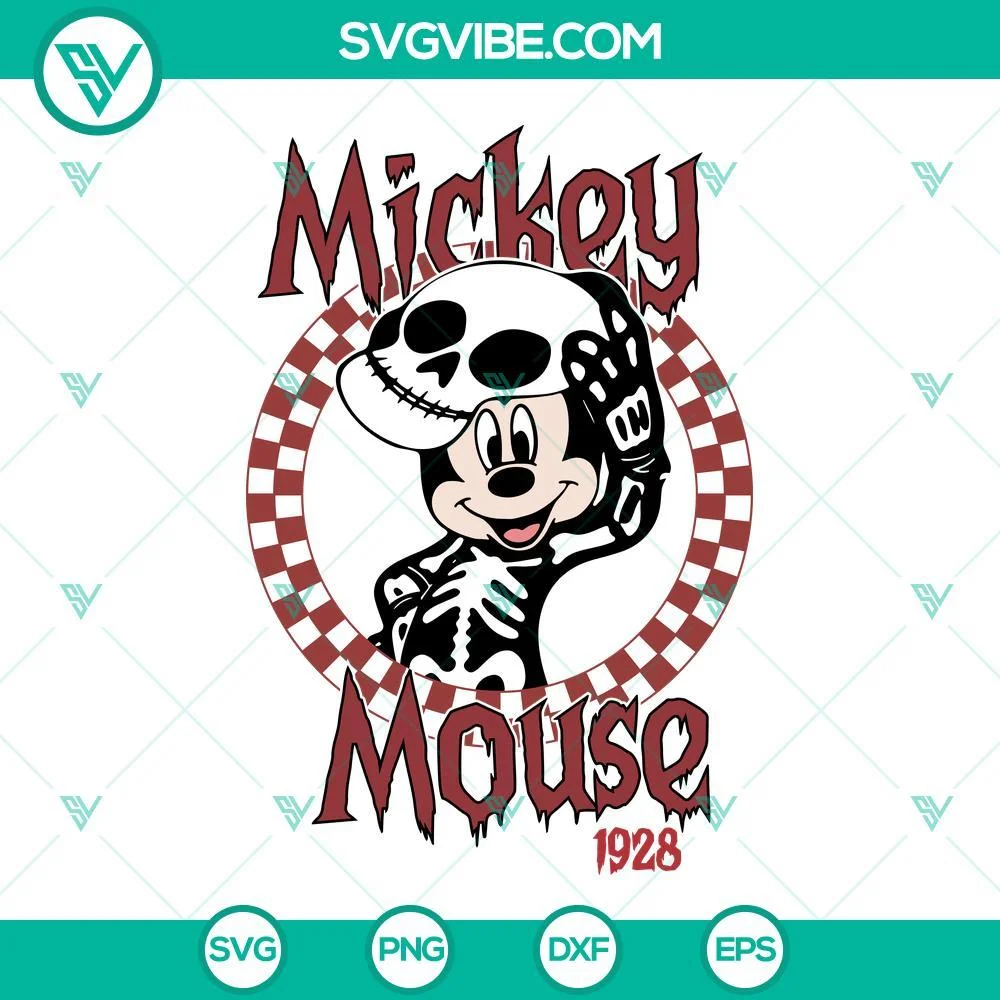 Disney, Halloween, SVG Files, Mickey And Friends Halloween SVG File Bundle, 1