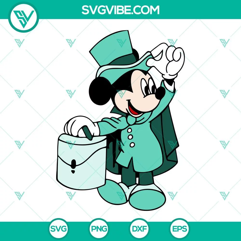 Disney, Halloween, SVG Files, Mickey And Friends Haunted Pals SVG Download 2