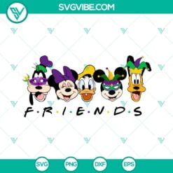 Disney, Mardi Gras, SVG Files, Mickey And Friends Mardi Gras SVG Files, Disney 11