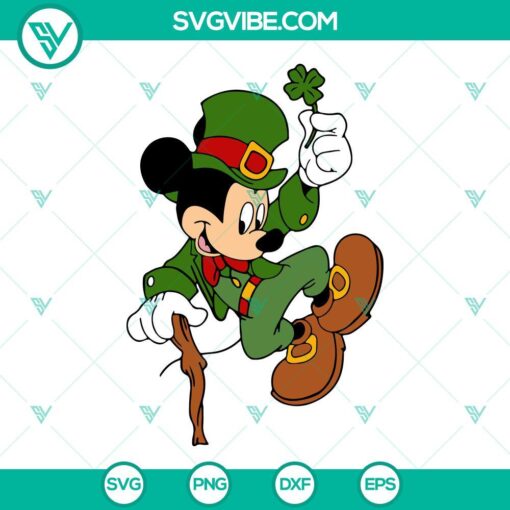 mickey and friends st patricks day svg bundle minnie svg donald svg disney st patricks day svg png dxf eps files 1 mockup 41