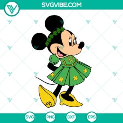 Mickey And Friends St Patricks Day SVG Images Bundle, Minnie SVG Download, Donald 6
