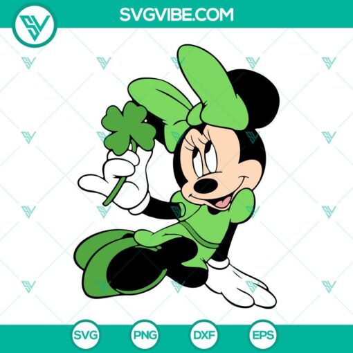 mickey and friends st patricks day svg bundle minnie svg donald svg disney st patricks day svg png dxf eps files 4 mockup 41