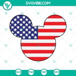 Mickey And Minnie 4th Of July SVG Images, Mickey Minnie Mouse American 3