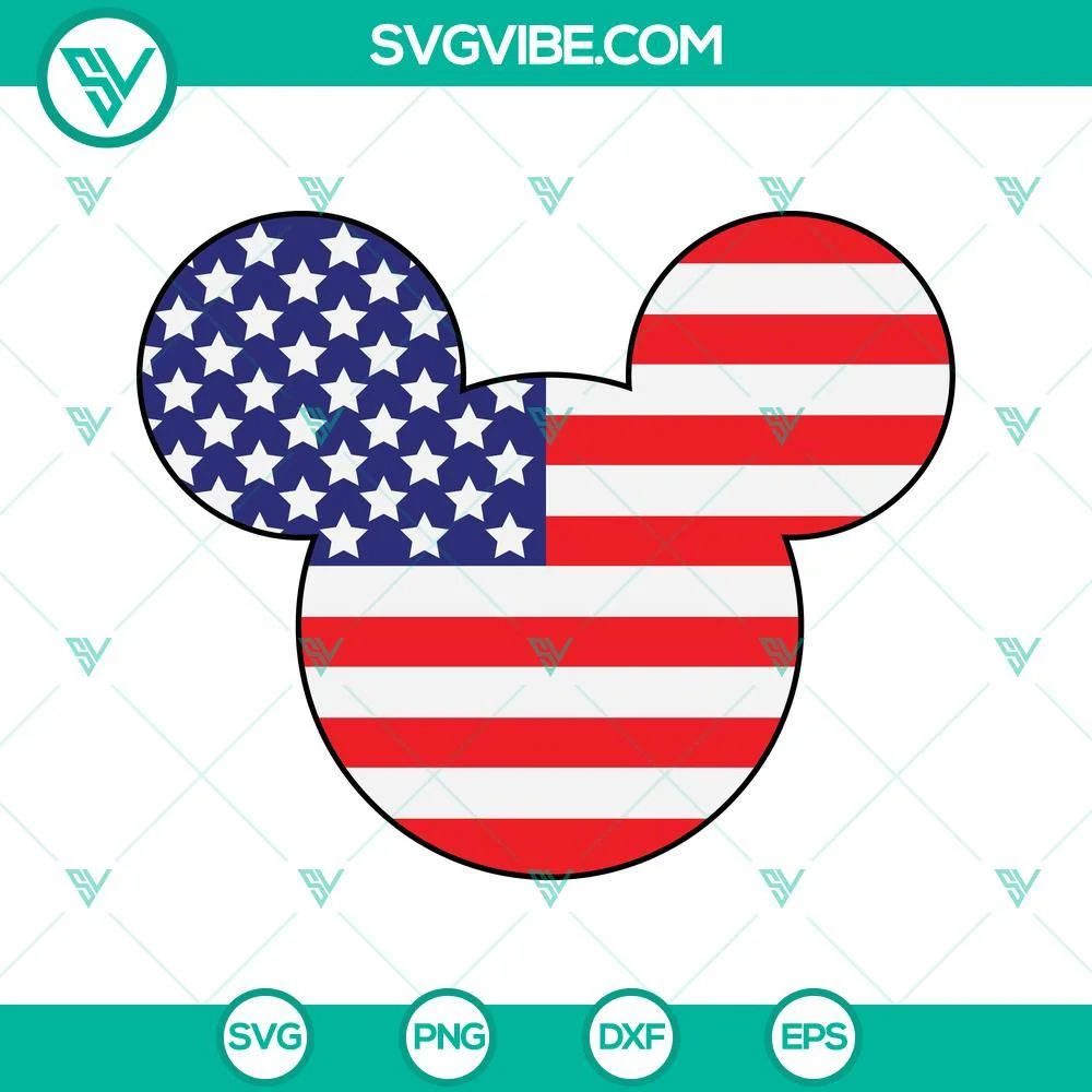 4th Of July, Disney, SVG Files, Mickey And Minnie 4th Of July SVG Images, 2