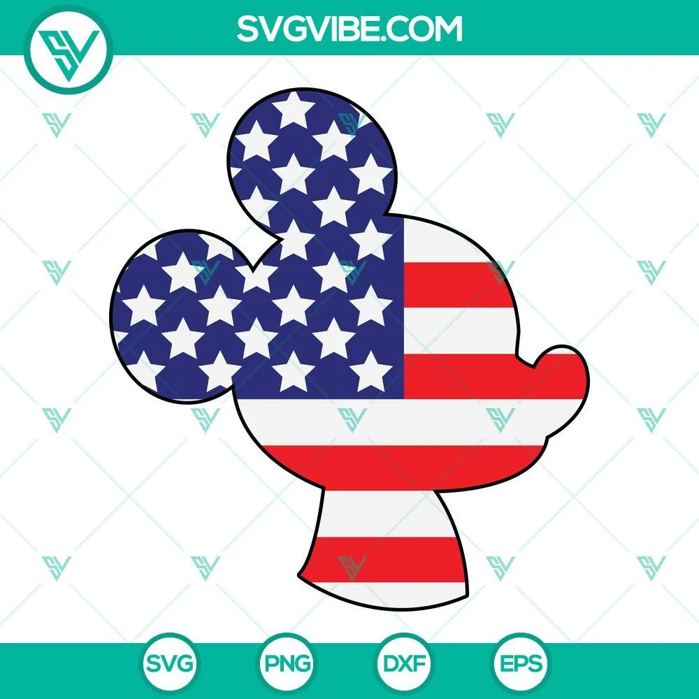 4th Of July, Disney, SVG Files, Mickey And Minnie 4th Of July SVG Images, 3