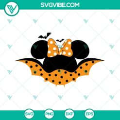 mickey and minnie bat ears halloween svg png dxf eps cut files 8 mockup