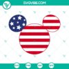 4th Of July, Disney, SVG Files, Mickey And Minnie US Flag Sunglasses SVG File 16