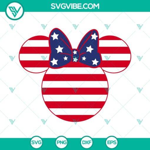 mickey and minnie ears stars and stripes svg usa flag svg patriotic svg disney 4th of july svg png dxf eps 9 mockup 2