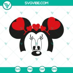 mickey and minnie heart svg bundle mickey minnie valentines day svg 5 mockup