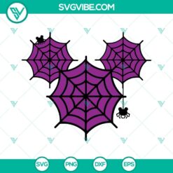 mickey and minnie purple spiderweb ears svg png dxf eps cut files 9 mockup