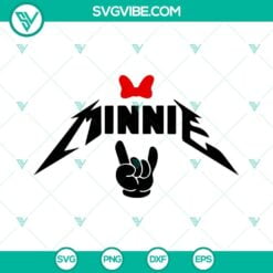 mickey and minnie rock and roll svg heavy metal svg disney rock hand svg png dxf eps 4 mockup