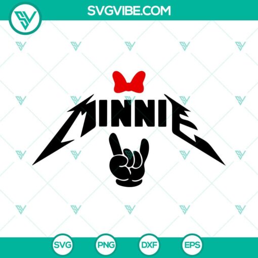 mickey and minnie rock and roll svg heavy metal svg disney rock hand svg png dxf eps 4 mockup