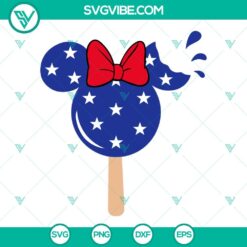 4th Of July, Disney, SVG Files, Mickey And Minnie Ears Stars And Stripes SVG 5