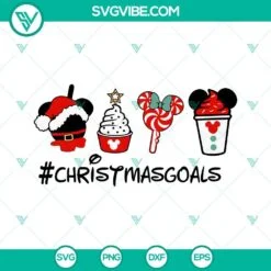 Christmas, Disney, SVG Files, Mickey Christmas Snacks SVG Download, Christmas 2