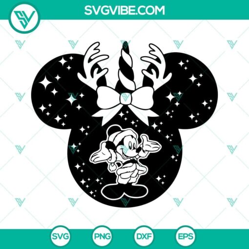 mickey christmas svg disney christmas mouse svg mouse ear christmas svg 4 mockup