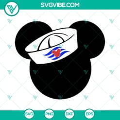 Disney, SVG Files, Mickey Cruise Hat SVG File, Disney Cruise Line SVG Files, 2