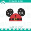 Mickey Ears Disney Christmas embroidery file with festive holiday pattern, perfect for Disney lovers.