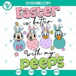 Disney, Easter, SVG Files, Mickey Minnie Easter Egg SVG Files, Easter Bunny SVG 5