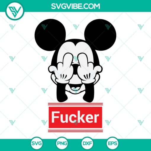 mickey fucker svg mickey mouse middle finger svg mickey mouse svg fuck you svg 10 mockup