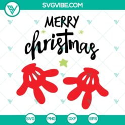 Christmas, Disney, SVG Files, Mickey Christmas Ornament SVG Image, Disney 4